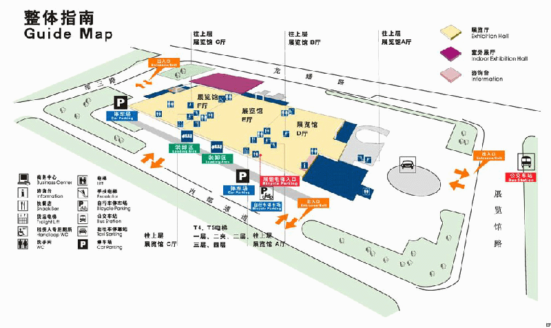 南京國(guó)際展覽中心場(chǎng)館圖