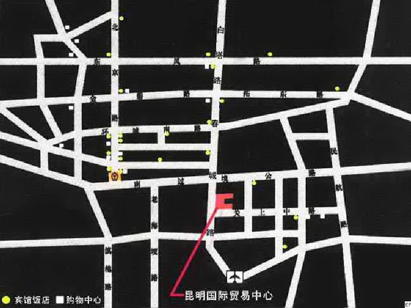 昆明國(guó)際會(huì)展中心交通圖