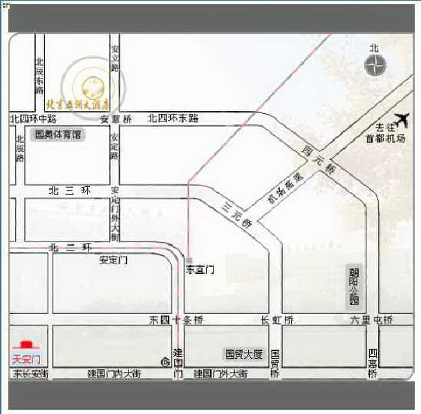 北京國際會(huì)議中心交通圖
