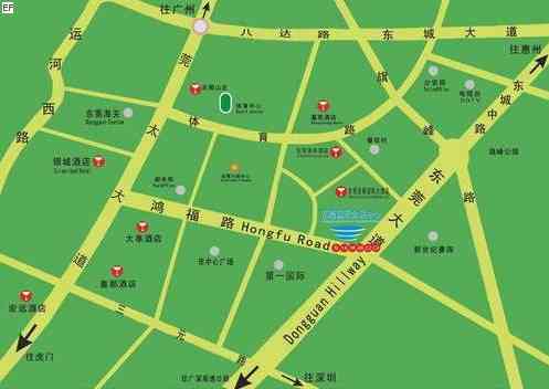 東莞國(guó)際會(huì)展中心交通圖